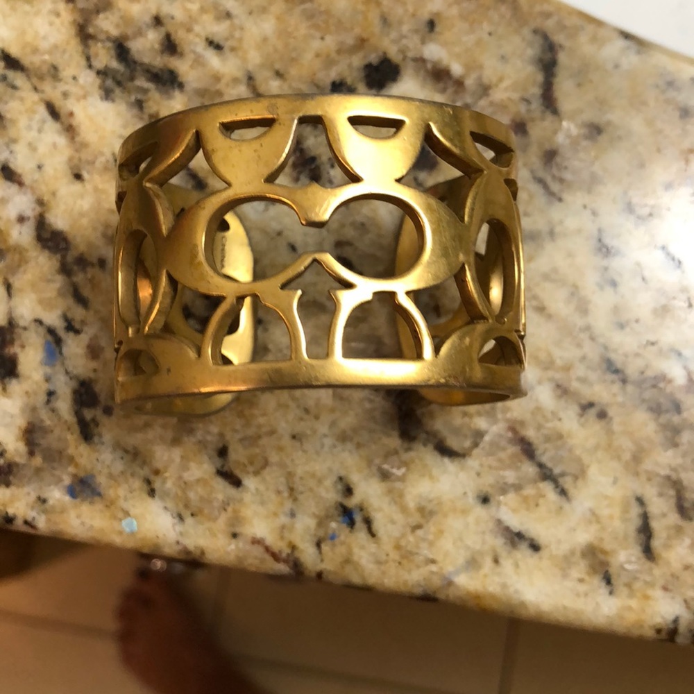 Gold coach bracelet